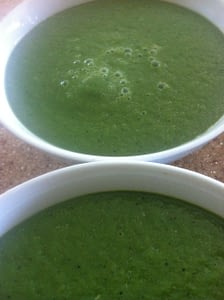 RECIPE - Green raw soup body